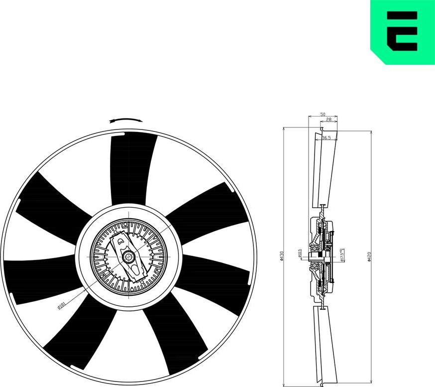 ERA 352162 - Ventola, Raffreddamento motore www.autoricambi360.it