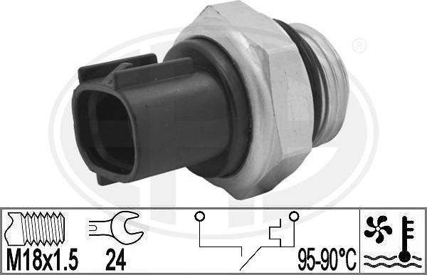 ERA 330957 - Termocontatto, Ventola radiatore www.autoricambi360.it