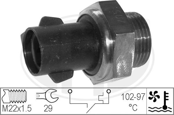 ERA 330610 - Termocontatto, Ventola radiatore www.autoricambi360.it