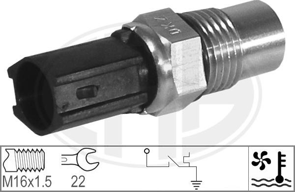 ERA 330620 - Termocontatto, Ventola radiatore www.autoricambi360.it
