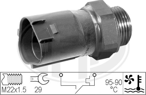 ERA 330199 - Termocontatto, Ventola radiatore www.autoricambi360.it