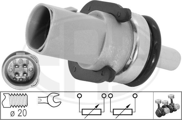 ERA 330141 - Sensore, Temperatura refrigerante www.autoricambi360.it