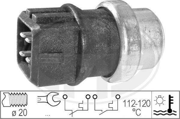 ERA 330164 - Termocontatto, Ventola radiatore www.autoricambi360.it