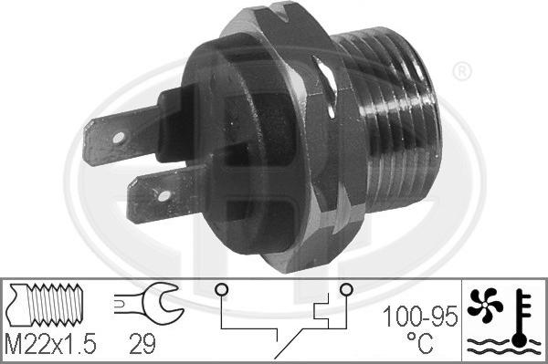 ERA 330168 - Termocontatto, Ventola radiatore www.autoricambi360.it