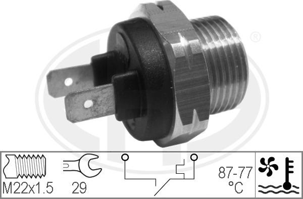 ERA 330167 - Termocontatto, Ventola radiatore www.autoricambi360.it