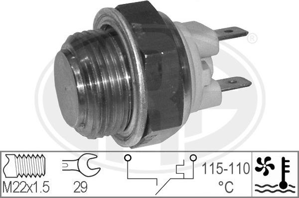 ERA 330184 - Termocontatto, Ventola radiatore www.autoricambi360.it