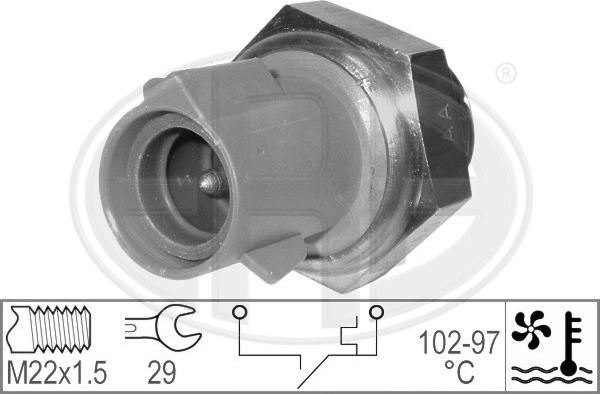 ERA 330185 - Termocontatto, Ventola radiatore www.autoricambi360.it