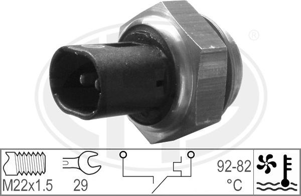 ERA 330181 - Termocontatto, Ventola radiatore www.autoricambi360.it