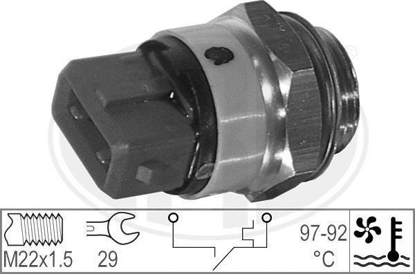 ERA 330188 - Termocontatto, Ventola radiatore www.autoricambi360.it
