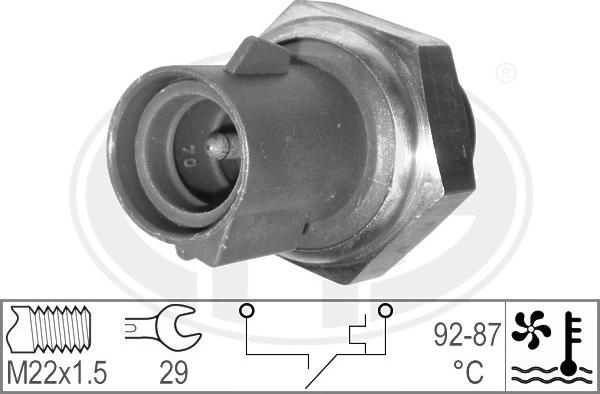 ERA 330182 - Termocontatto, Ventola radiatore www.autoricambi360.it