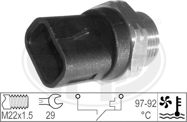 ERA 330179 - Termocontatto, Ventola radiatore www.autoricambi360.it
