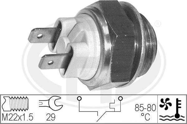 ERA 330171 - Termocontatto, Ventola radiatore www.autoricambi360.it