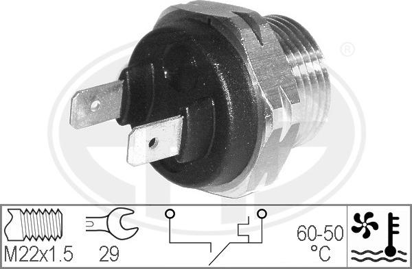 ERA 330173 - Termocontatto, Ventola radiatore www.autoricambi360.it