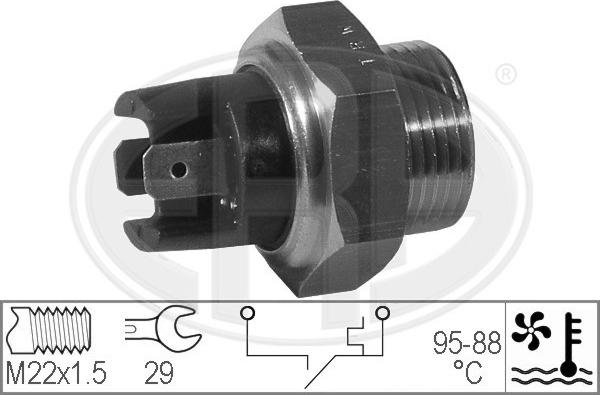 ERA 330172 - Termocontatto, Ventola radiatore www.autoricambi360.it