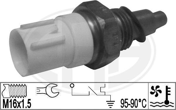 ERA 330845 - Termocontatto, Ventola radiatore www.autoricambi360.it