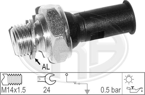 ERA 330351 - Sensore, Pressione olio www.autoricambi360.it