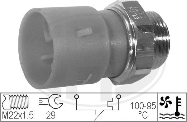 ERA 330301 - Termocontatto, Ventola radiatore www.autoricambi360.it
