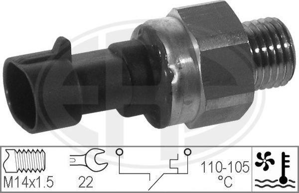 ERA 330310 - Termocontatto, Ventola radiatore www.autoricambi360.it