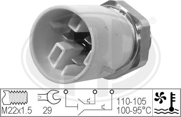 ERA 330299 - Termocontatto, Ventola radiatore www.autoricambi360.it