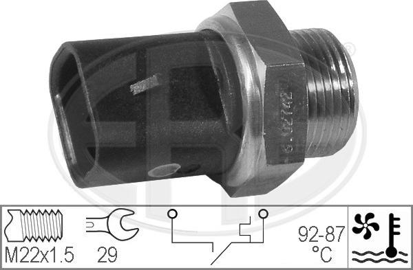 ERA 330293 - Termocontatto, Ventola radiatore www.autoricambi360.it