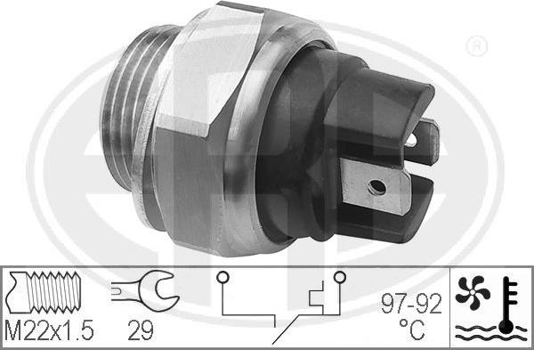 ERA 330269 - Termocontatto, Ventola radiatore www.autoricambi360.it