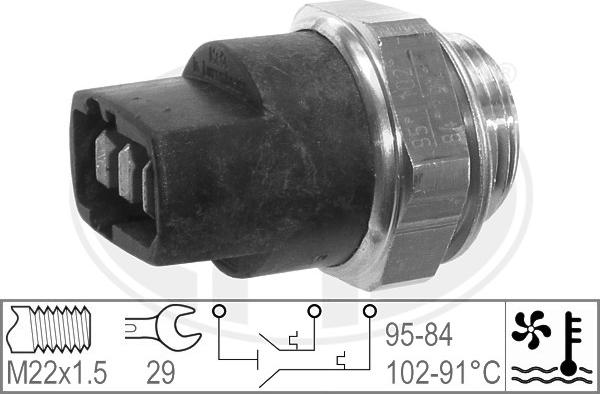 ERA 330268 - Termocontatto, Ventola radiatore www.autoricambi360.it