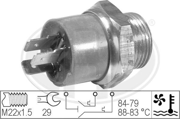 ERA 330267 - Termocontatto, Ventola radiatore www.autoricambi360.it