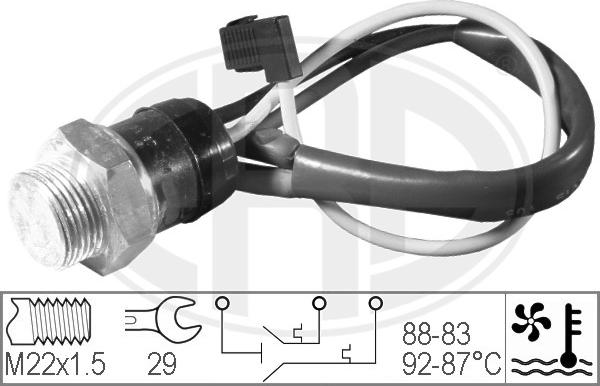 ERA 330200 - Termocontatto, Ventola radiatore www.autoricambi360.it