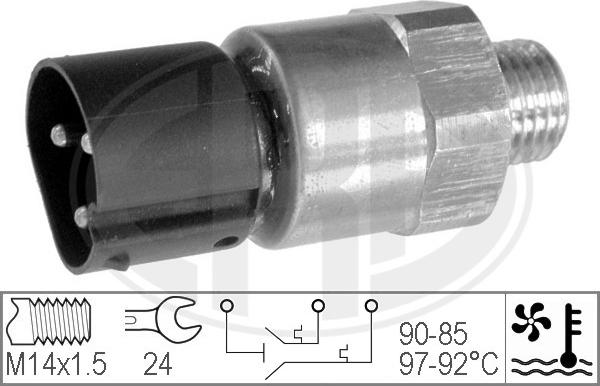 ERA 330208 - Termocontatto, Ventola radiatore www.autoricambi360.it