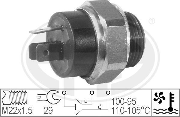 ERA 330210 - Termocontatto, Ventola radiatore www.autoricambi360.it