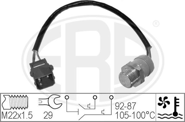 ERA 330213 - Termocontatto, Ventola radiatore www.autoricambi360.it