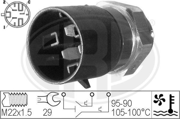 ERA 330217 - Termocontatto, Ventola radiatore www.autoricambi360.it