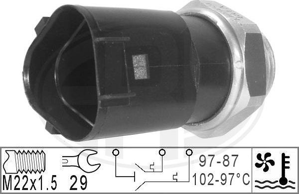 ERA 330230 - Termocontatto, Ventola radiatore www.autoricambi360.it
