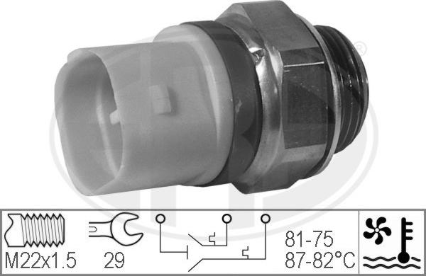 ERA 330222 - Termocontatto, Ventola radiatore www.autoricambi360.it