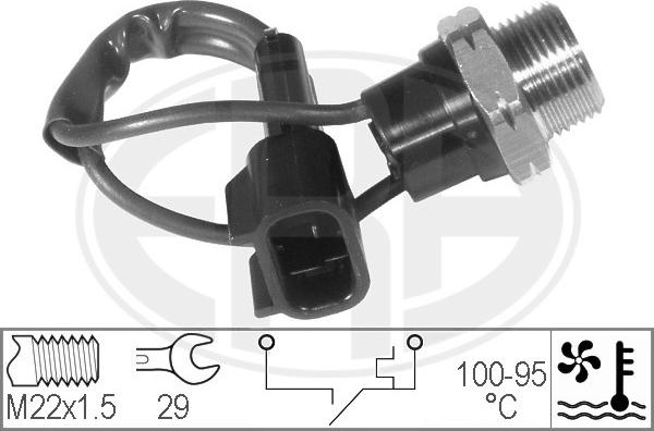 ERA 330276 - Termocontatto, Ventola radiatore www.autoricambi360.it
