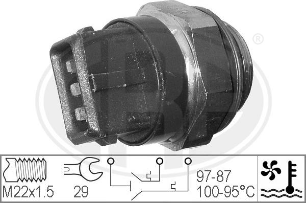 ERA 330271 - Termocontatto, Ventola radiatore www.autoricambi360.it