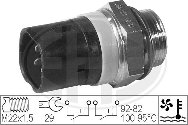 ERA 330278 - Termocontatto, Ventola radiatore www.autoricambi360.it