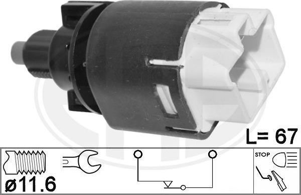 ERA 331009 - Interruttore luce freno www.autoricambi360.it