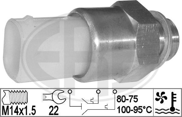 ERA 331018 - Termocontatto, Ventola radiatore www.autoricambi360.it