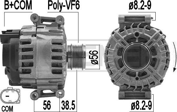 ERA 209493 - Alternatore www.autoricambi360.it