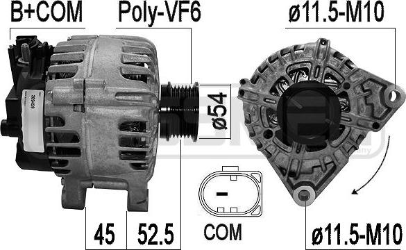 ERA 209459 - Alternatore www.autoricambi360.it