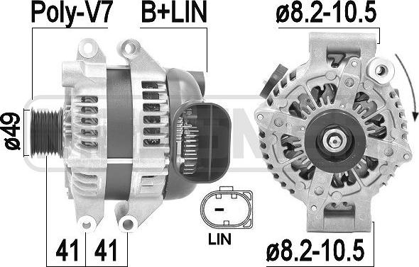 ERA 209455 - Alternatore www.autoricambi360.it