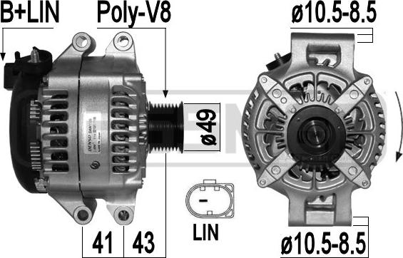 ERA 209453 - Alternatore www.autoricambi360.it