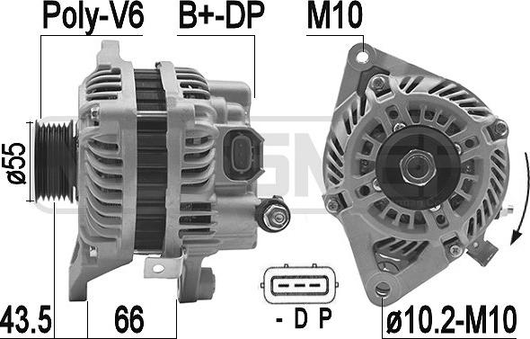 ERA 209405A - Alternatore www.autoricambi360.it
