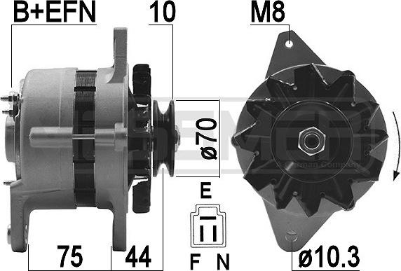 ERA 209484A - Alternatore www.autoricambi360.it