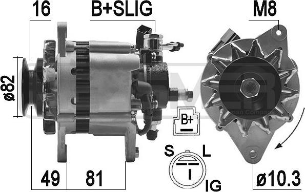 ERA 209481A - Alternatore www.autoricambi360.it
