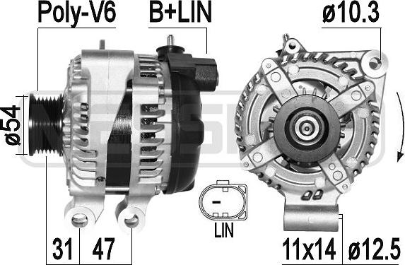 ERA 209429 - Alternatore www.autoricambi360.it