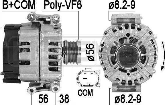 ERA 209592 - Alternatore www.autoricambi360.it