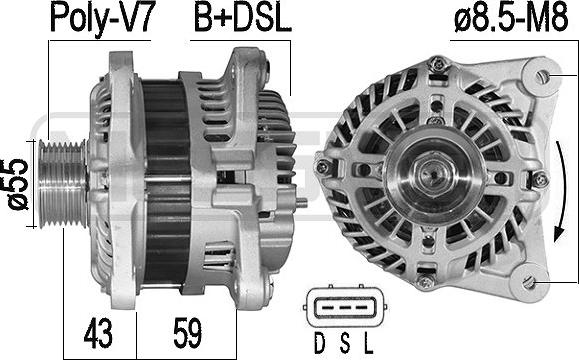 ERA 209549A - Alternatore www.autoricambi360.it