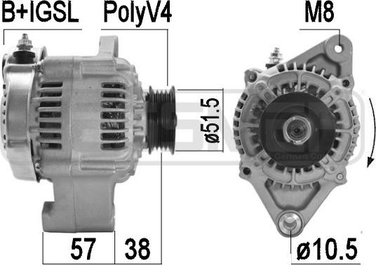 ERA 209509A - Alternatore www.autoricambi360.it